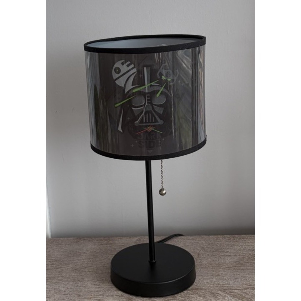 Star Wars Darth Vader Tabletop Lamp Desk Nightstand Dark Side Lamp Shade